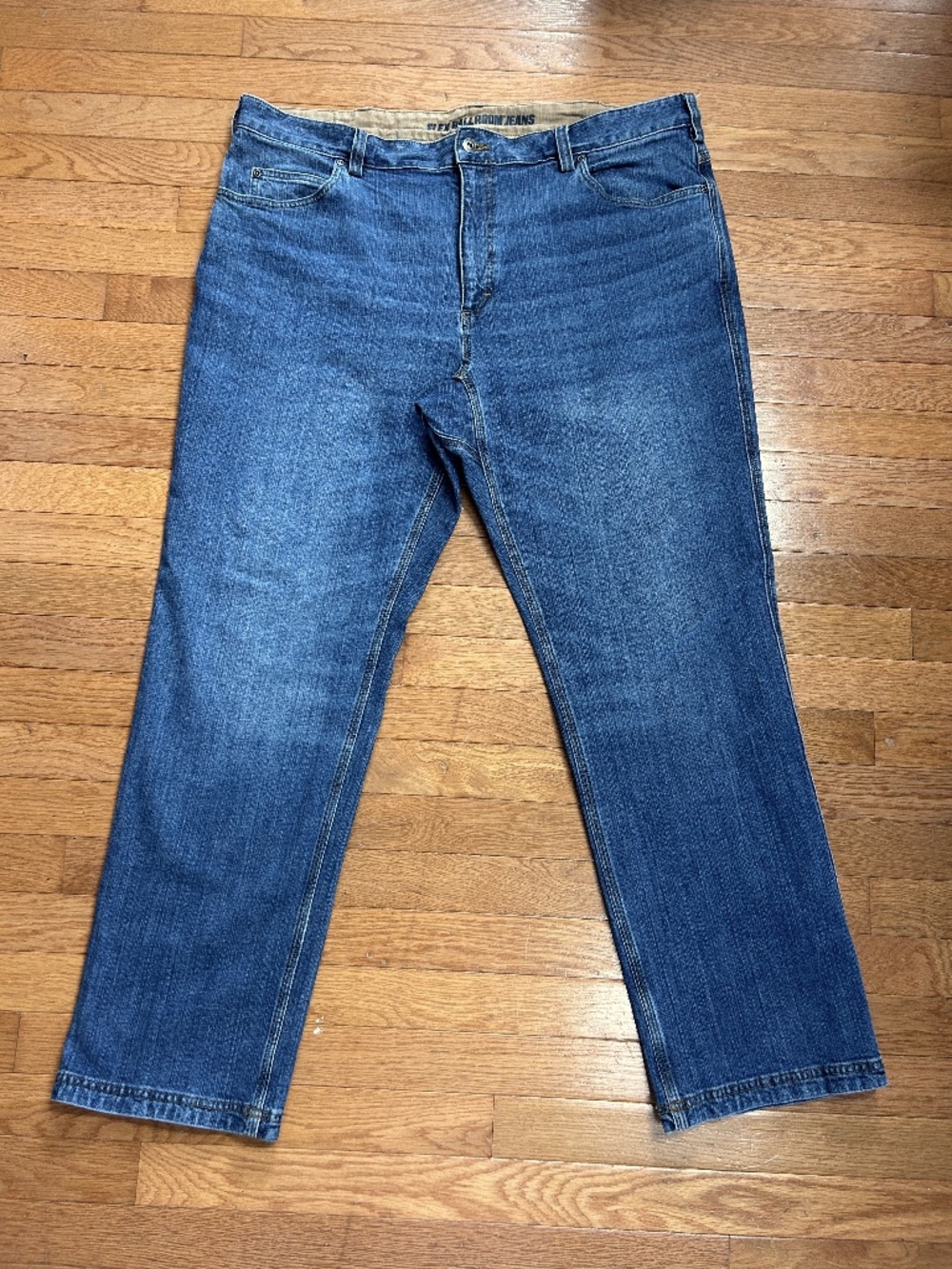 Duluth Trading Co Flex Ballroom Jeans Mens 42x32 Relaxed Fit Very Good Condition